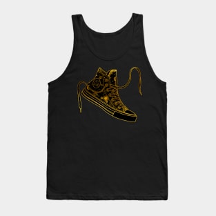 Sagittarius high tops - Gold Tank Top